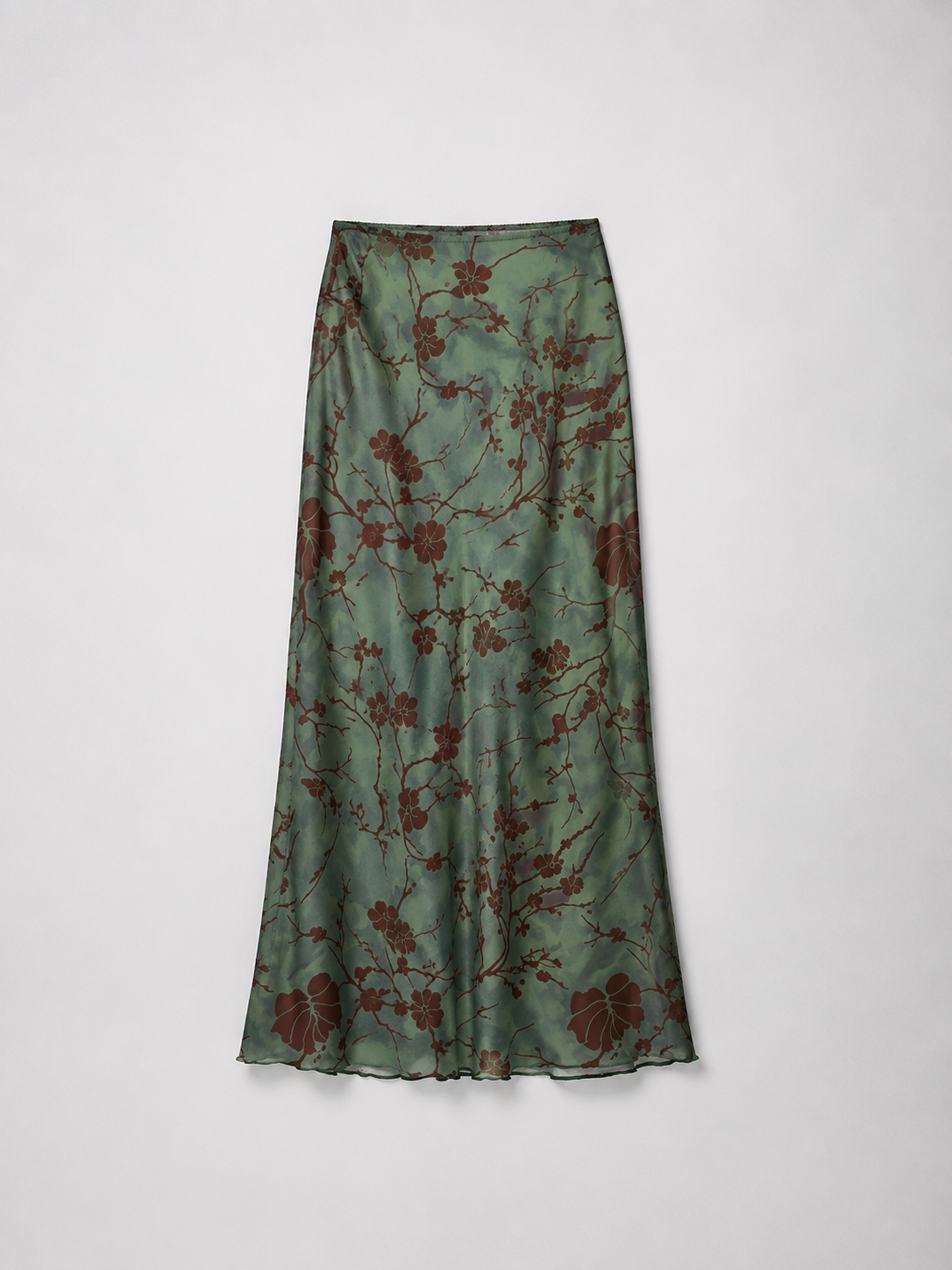 Falda Midi Estampado Floral