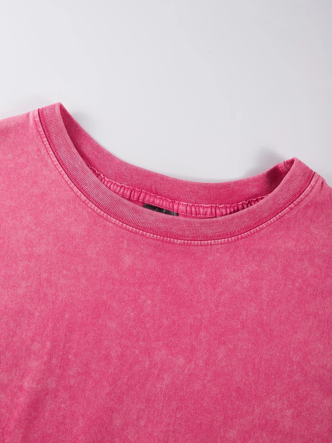 Fashion Solid Color Washed Holes T-Shirts Women 100% Cotton Short Sleeve Street Hip Hop Tee Shirt Soft Comfortable Clothing