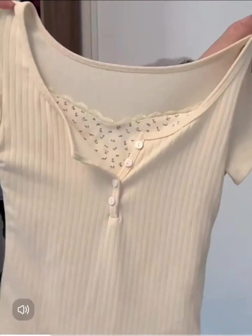 Sweet Floral Lace Trim Short Sleeve TShirt Women Summer Slimming Short Style Top Fake Two Piece Pure Desire Splice Shirt