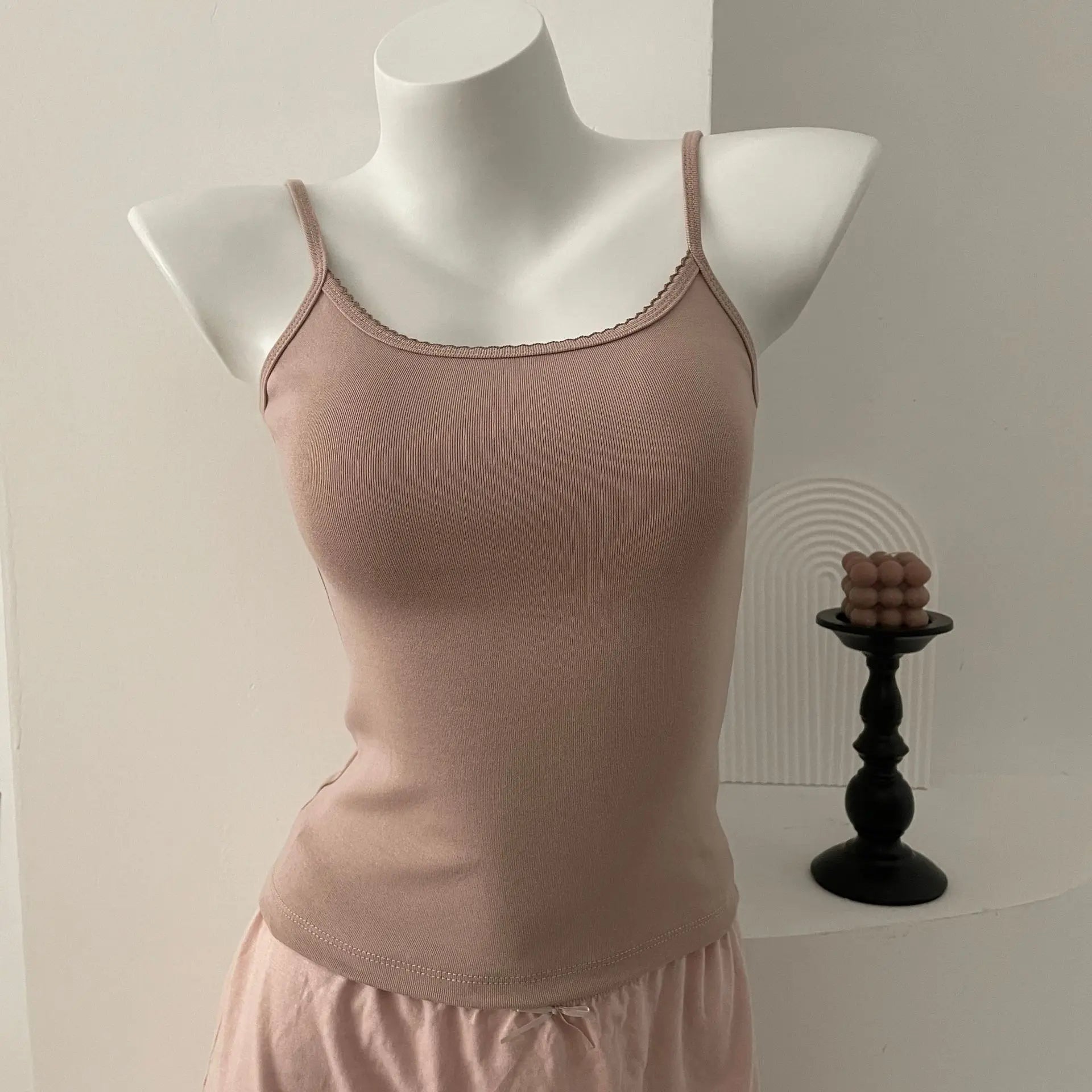 Sweet Floral Print Eyelet Bow Cropped Vests Women Cotton Casual Slim Lace Trim Tank Tops Vintage Preppy Style Cute Camisole Y2K