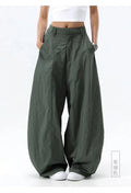 High Waist Women Casual Pants Straight Office Ladies Korean Fashion Trousers Loose Female Pants New 2025